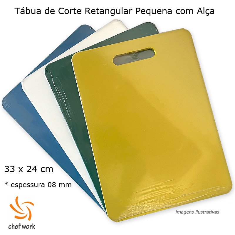 Tábua de Corte Cores 33x24x0,8cm - Chef Work
