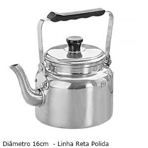 Chaleira Polida Reta 1,5 Litros - Nº 16