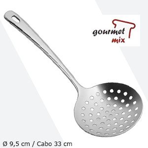 Escumadeira Lara Inox 33cm - Gourmet Mix