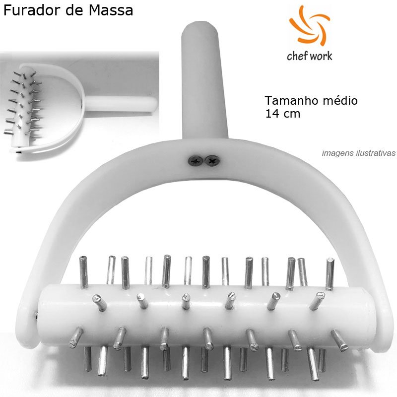 Furador de Massa com Ponta Inox - Chef Work