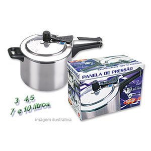 Panela de Pressão TI 10 litros c/ Aliviador pressão - Fulgor