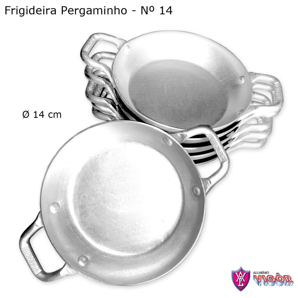 Conjunto 5 Frigideiras Pergaminho com Alças Nº 14 - Vigor