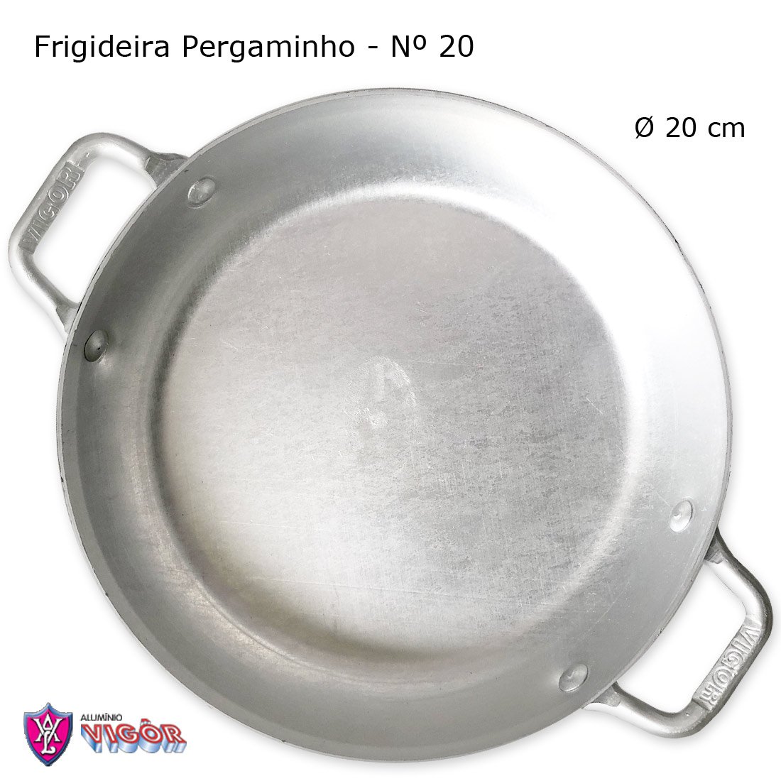 Frigideira Pergaminho com Alças Nº 20 - Vigor - Imagem 2