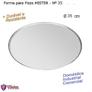 Forma para Pizza 'MISTER' Nº 35 - Vigor